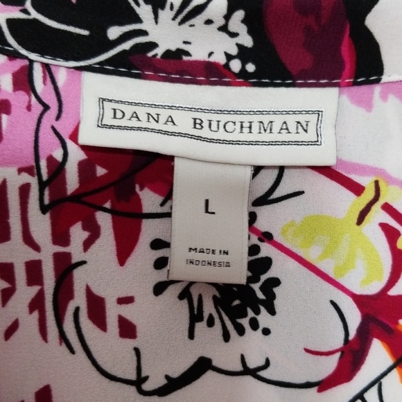 Large women's blouse with floral print - Picture 2 of 4